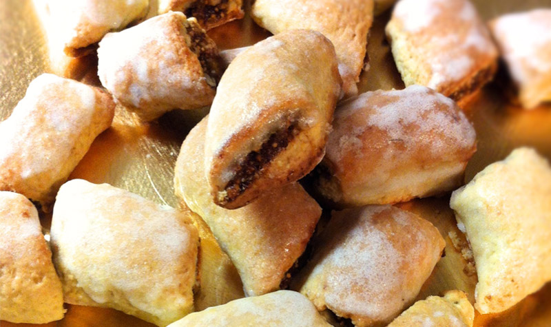 Biscuits aux figues séchées - Gâteaux italiens traditionnels