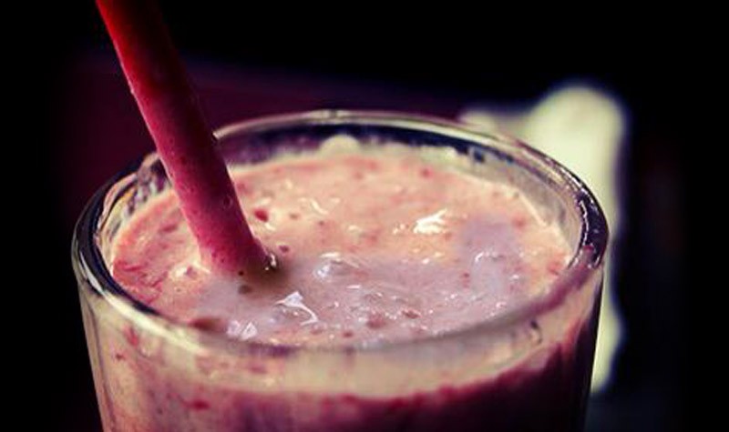 Milkshake à la fraise